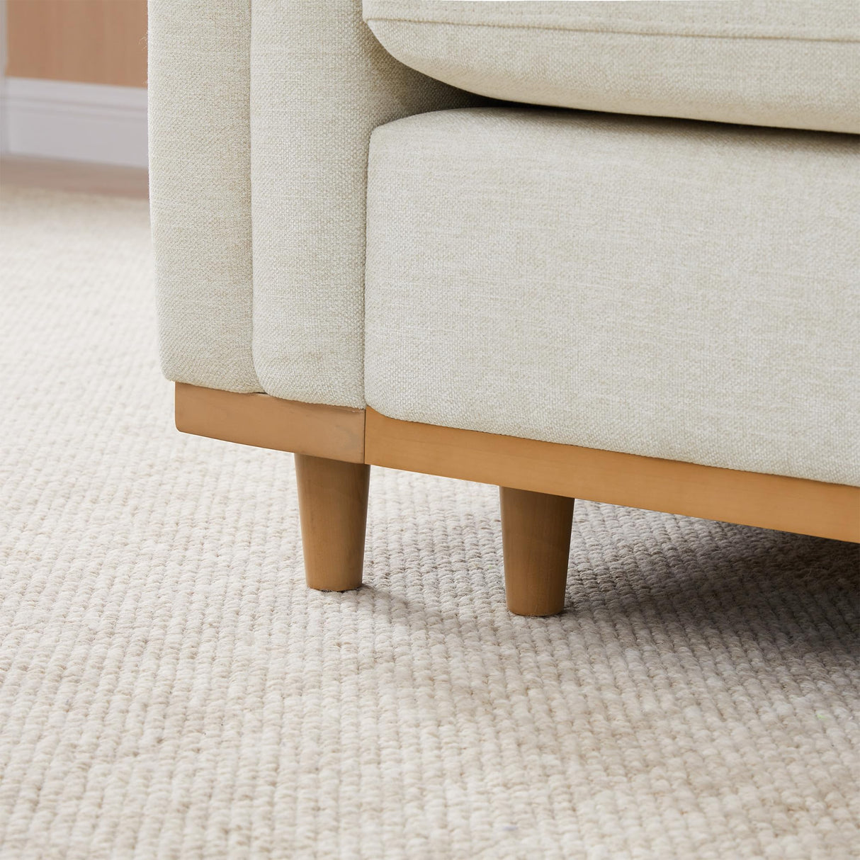 Large Luxury L Shape Convertible Sectional Modular Sofa