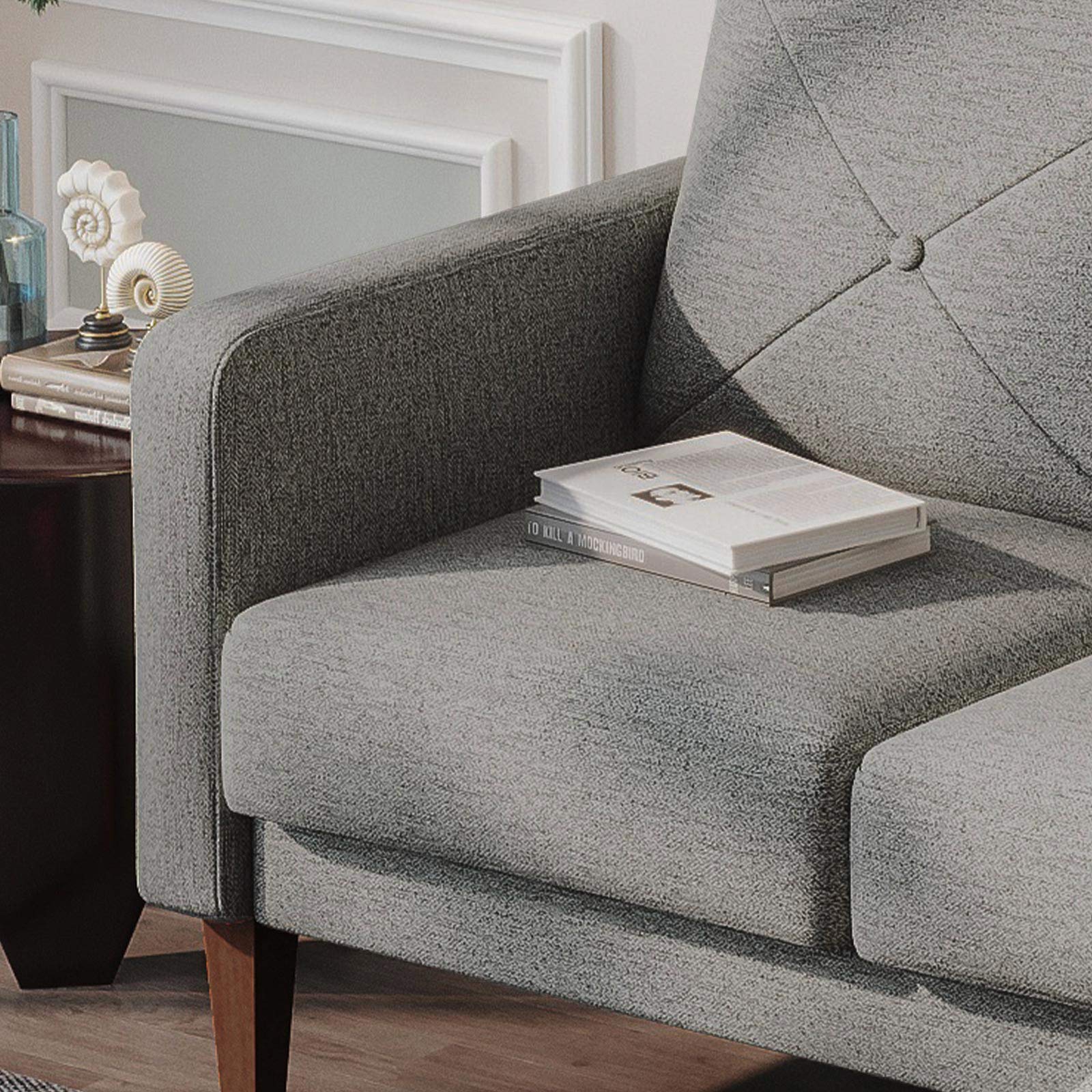 Convertible Sectional Sofa Couch with Chaise L Shaped Sofa Couch