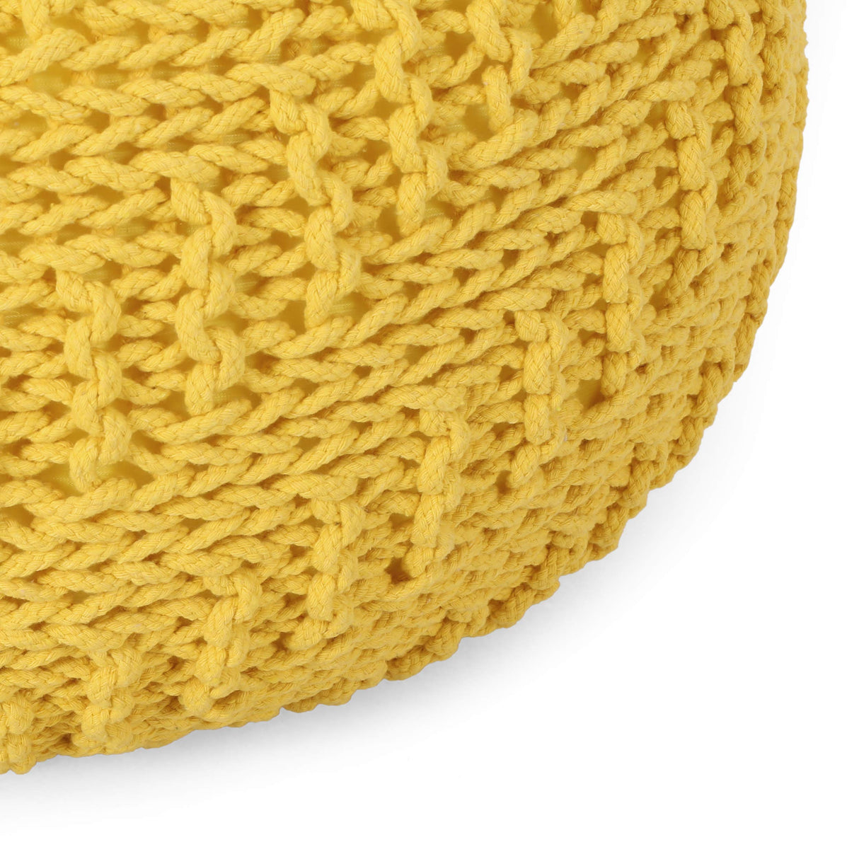 Home Pouf, Yellow