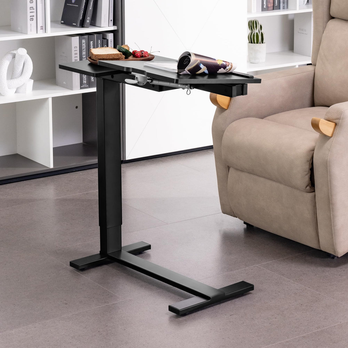 Electric Height Adjustable Standing Laptop Desk Movable Sit to Stand Desk