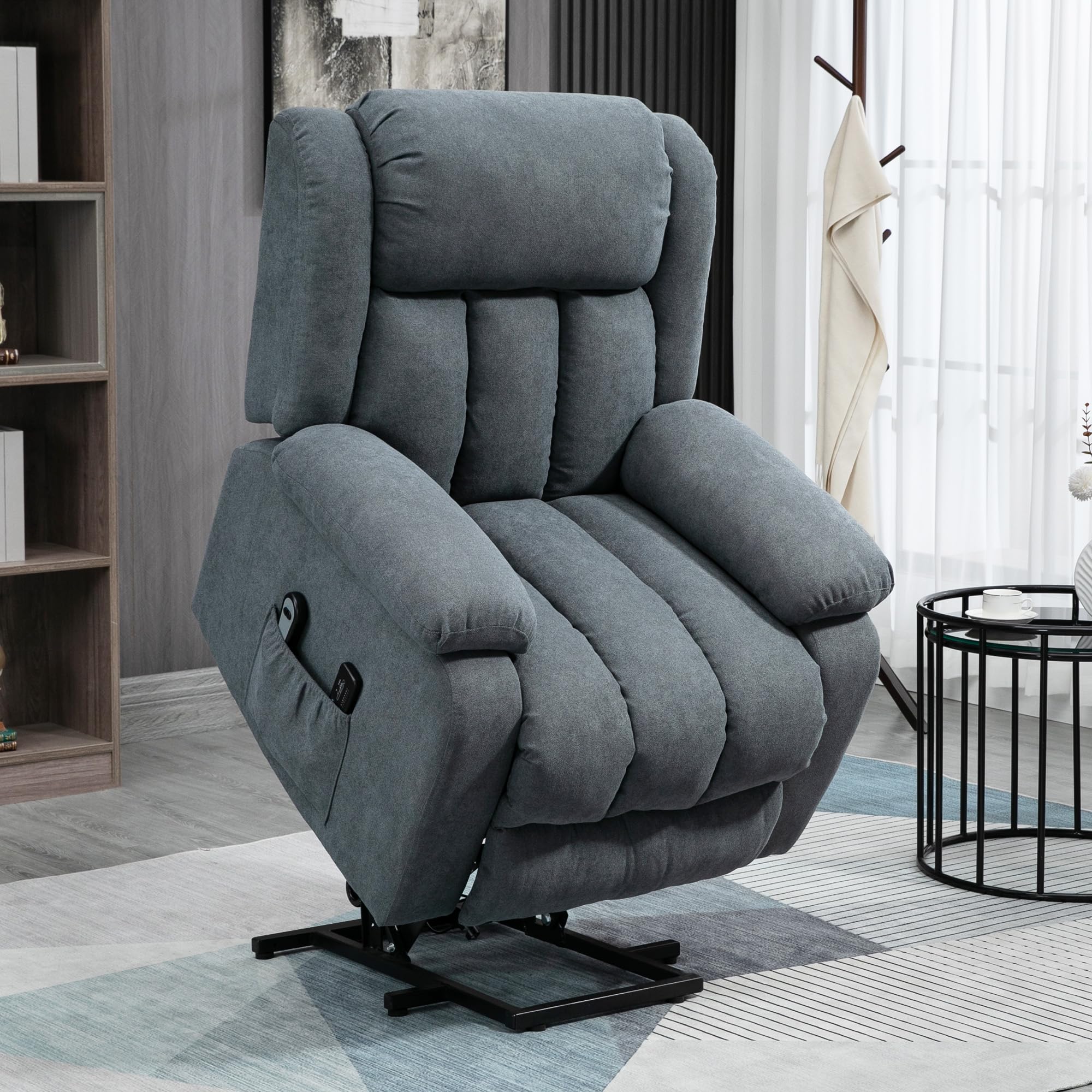 ThermaLift Power Lift Recliner Chair – Linen Fabric