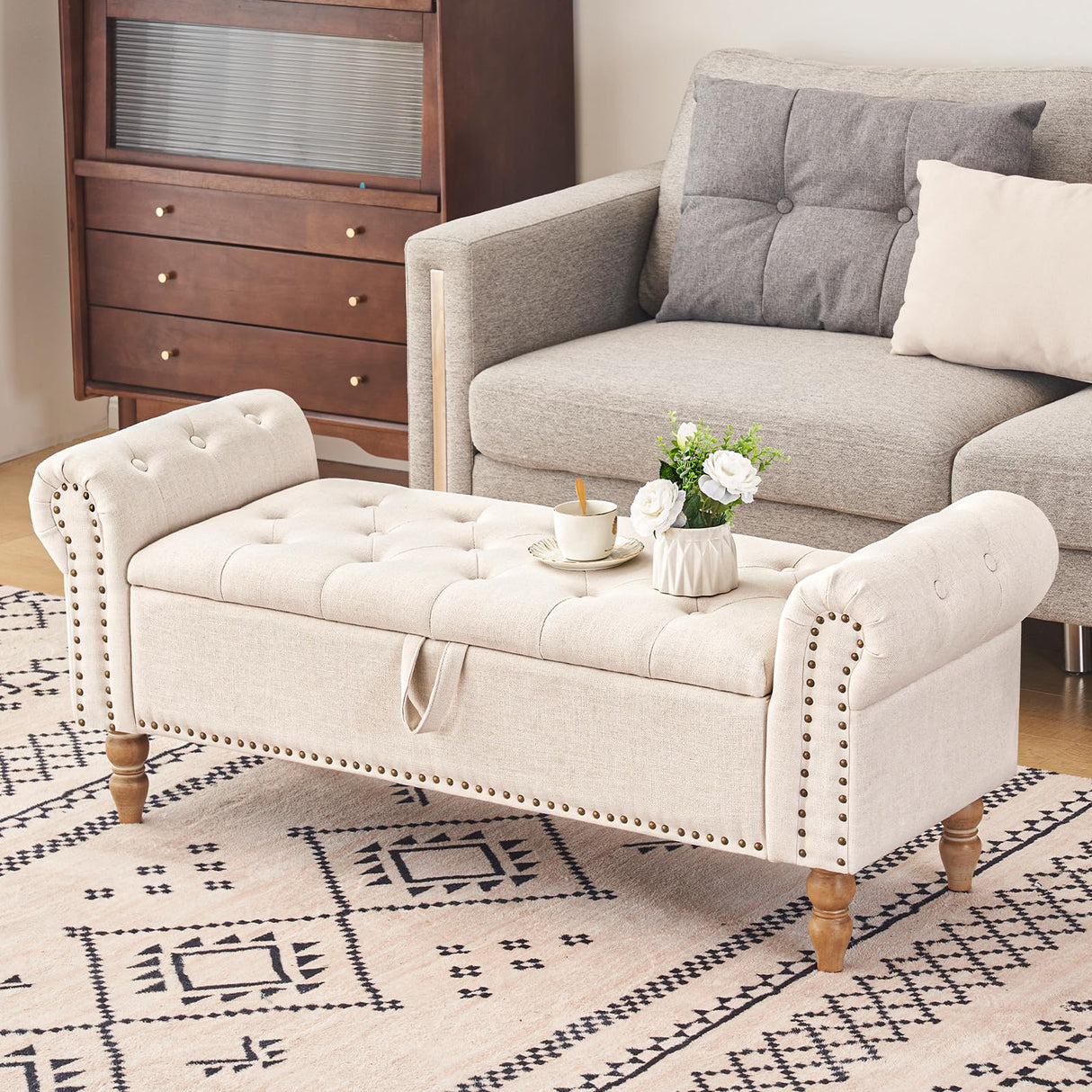 51” Storage Bench, End of Bed Bench