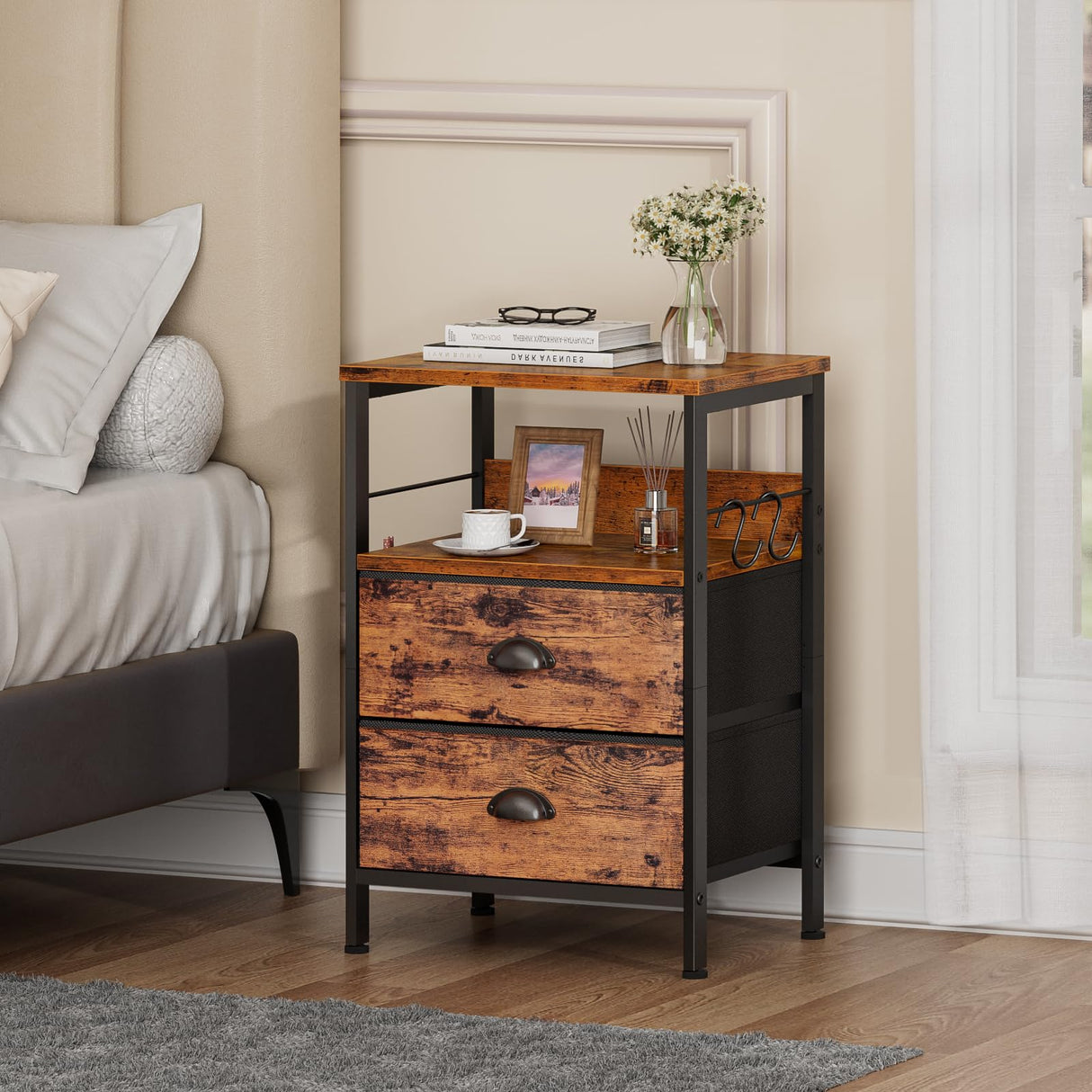 Nightstands Set 2, Bedside Table