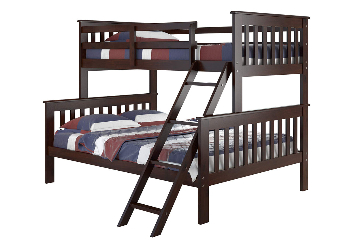 Mission Bunk Bed, Twin/Twin, Dark Cappuccino