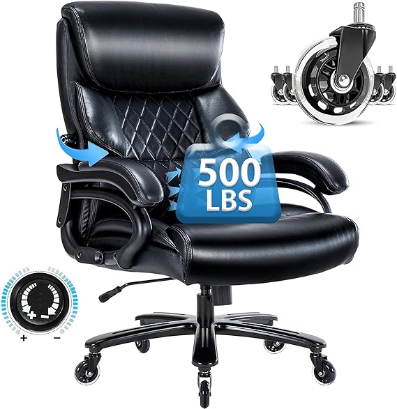 Big & Tall Executive Office Chair - 500 LBS Capacity
