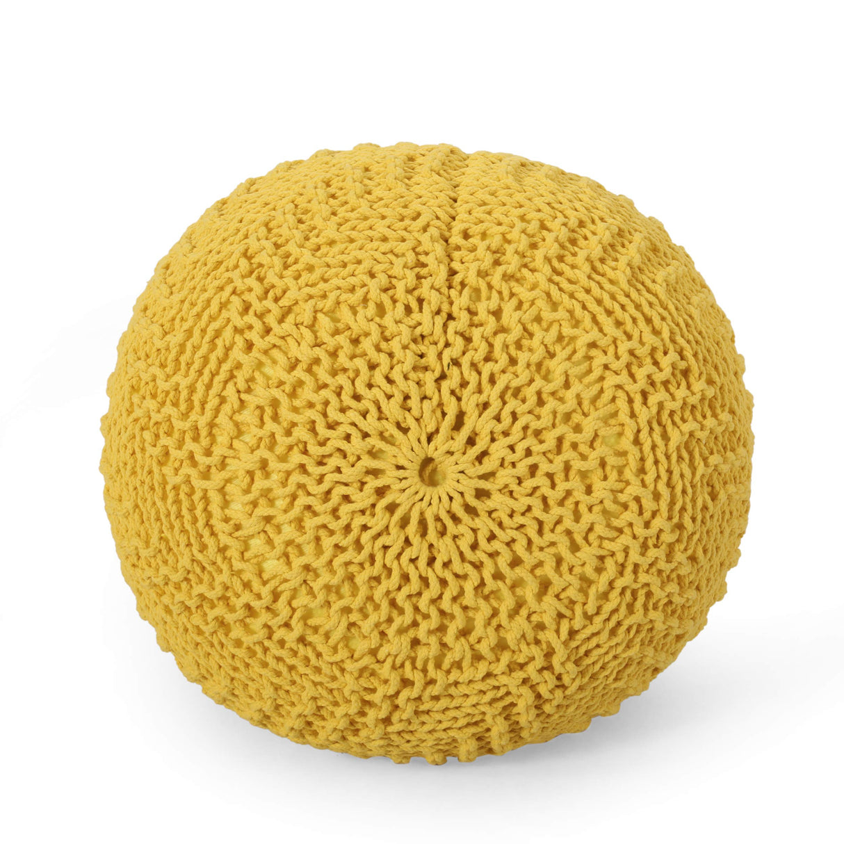 Home Pouf, Yellow