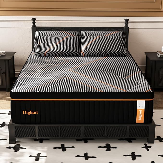 Twinxl Mattress, 14 Inch Soft Hybrid Mattress Memory Foam with Individually Pocket