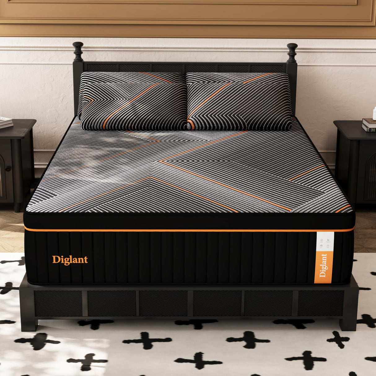 Twinxl Mattress, 14 Inch Soft Hybrid Mattress Memory Foam with Individually Pocket