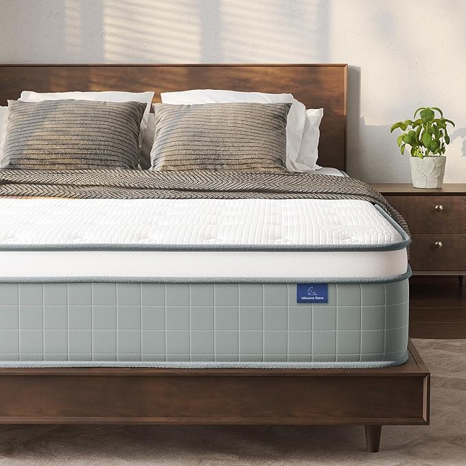 Queen Mattresses, 10 Inch Innerspring Hybrid Queen Size Mattress