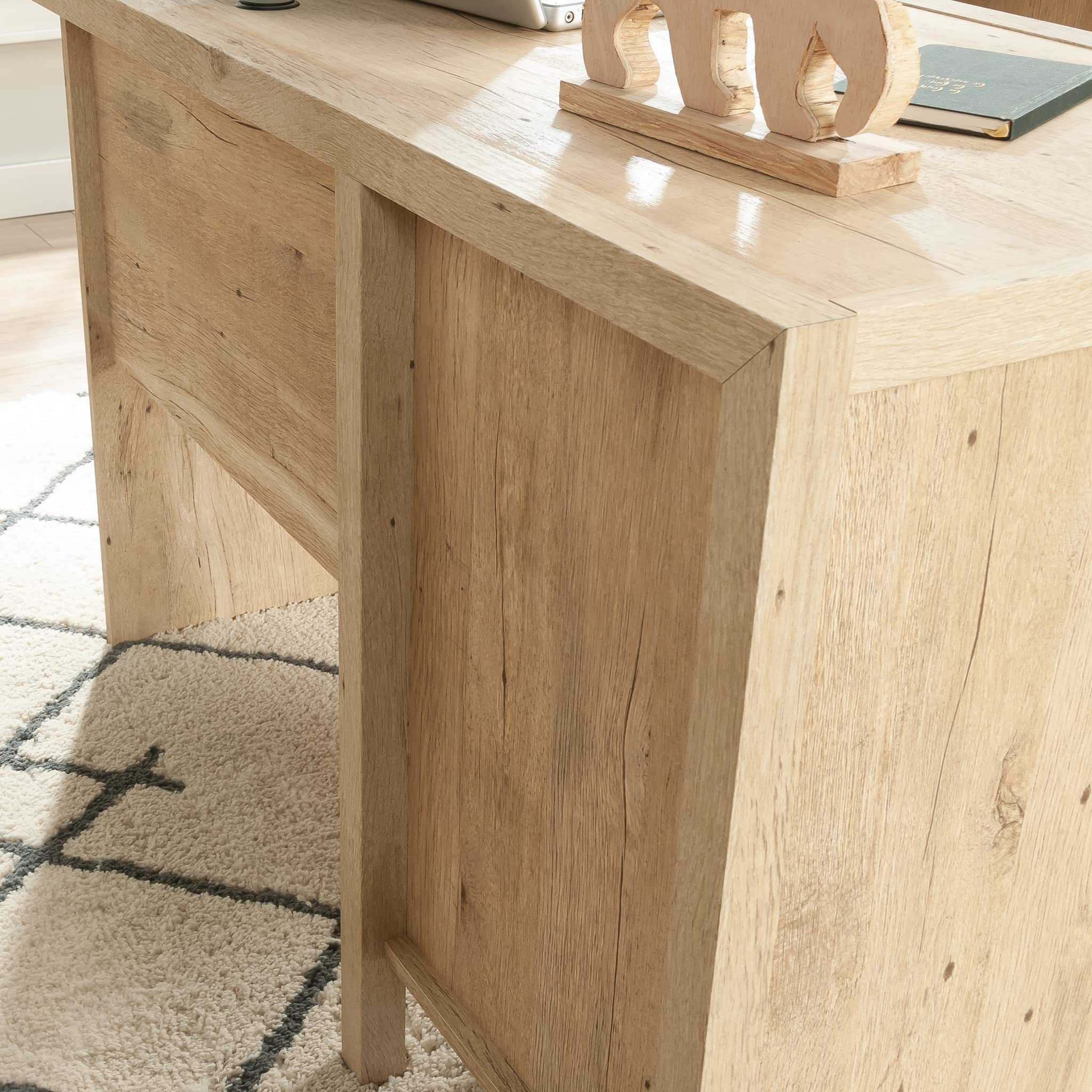 Pacific View L-Desk, L: 58.47" x W: 58.43" x H: 29.92"