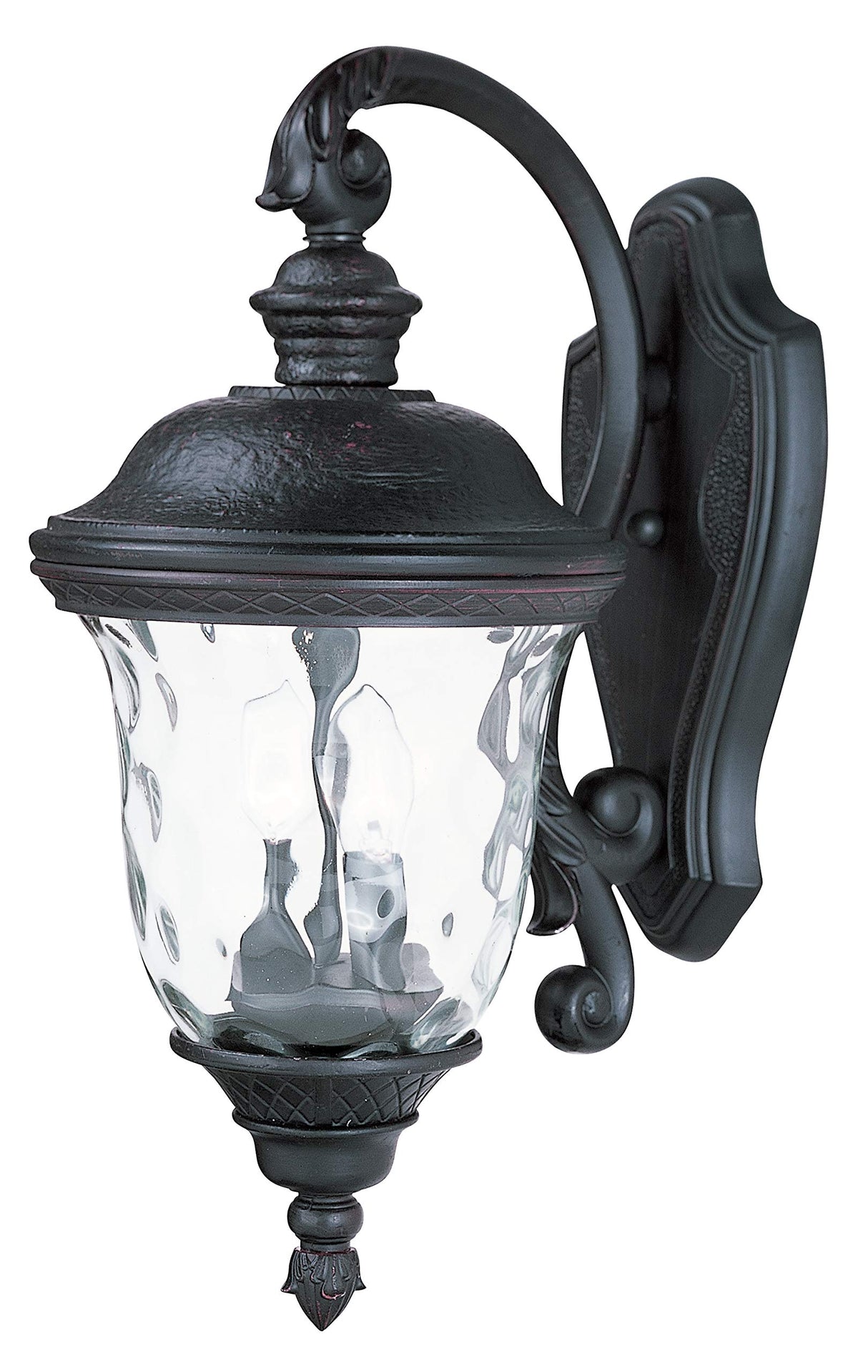 Lighting 40496WGOB Carriage Collection 20 Inch Two-Light Outdoor Wall