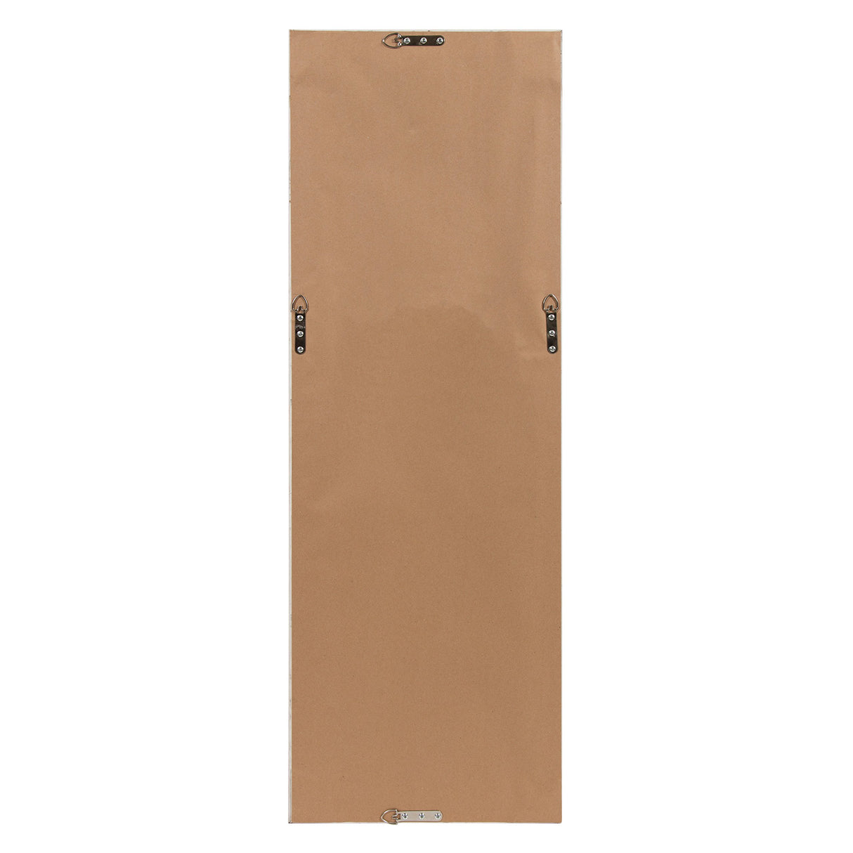 Kate and Laurel Evans Wood Framed Wall Panel Mirror, 16 x 48 Walnut Finish