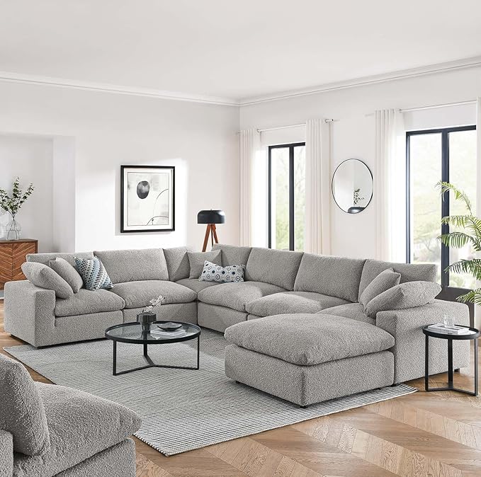 Commix Modular Sofa, U Shaped Reclining Sectional