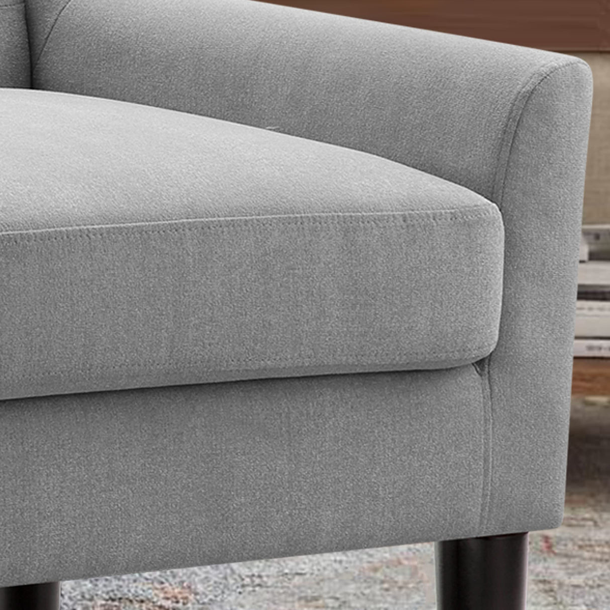 Accent Chair - Button Tufted Armchair for Living Room, Bedroom, Reading