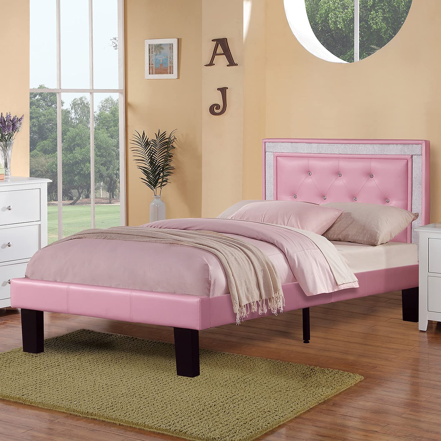 F9375T Bobkona Heartland, Twin, Pink