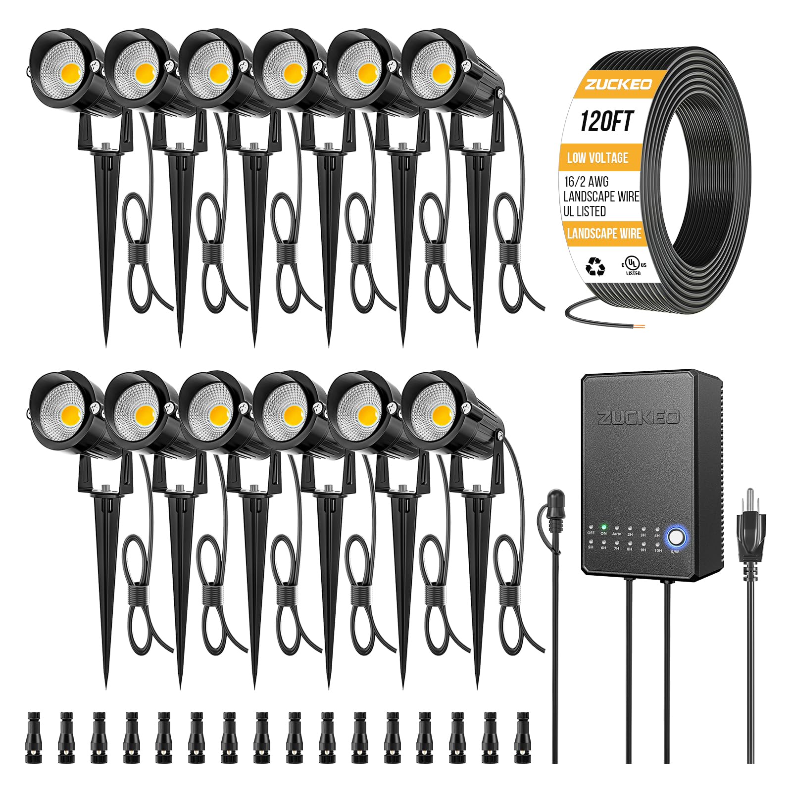All-in-One Low Voltage Landscape Lighting Kit