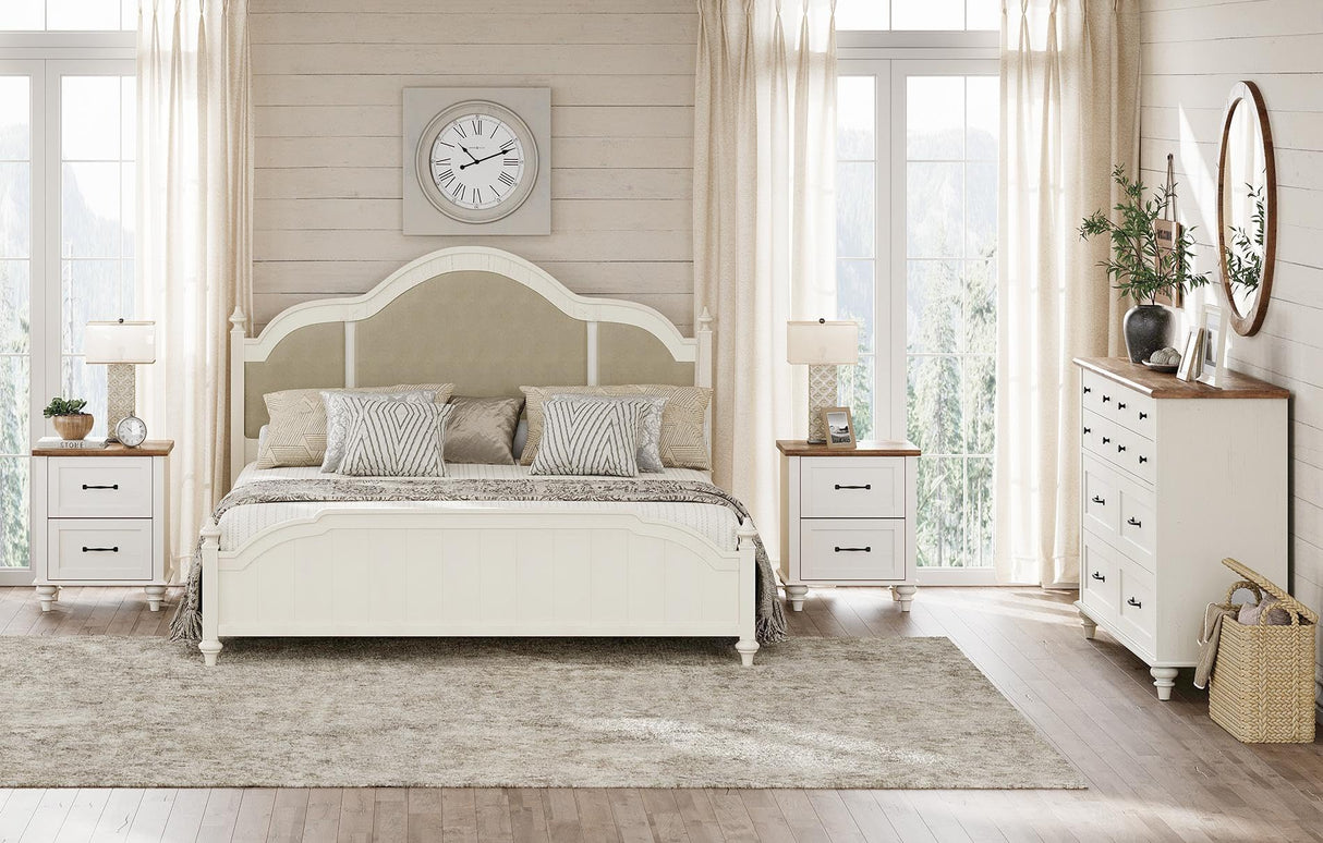 3 Piece Bedroom Set - Includes 8 Drawer Dresser for Bedroom, Set of 2 Nightstands