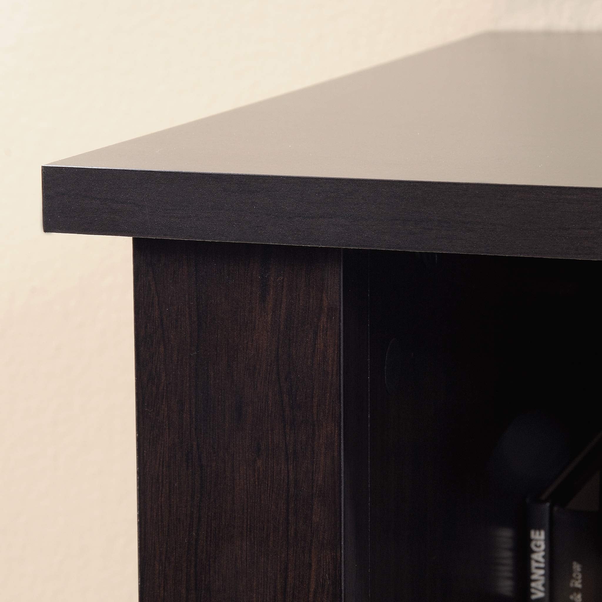 Shoal Creek L-Desk, Jamocha Wood finish