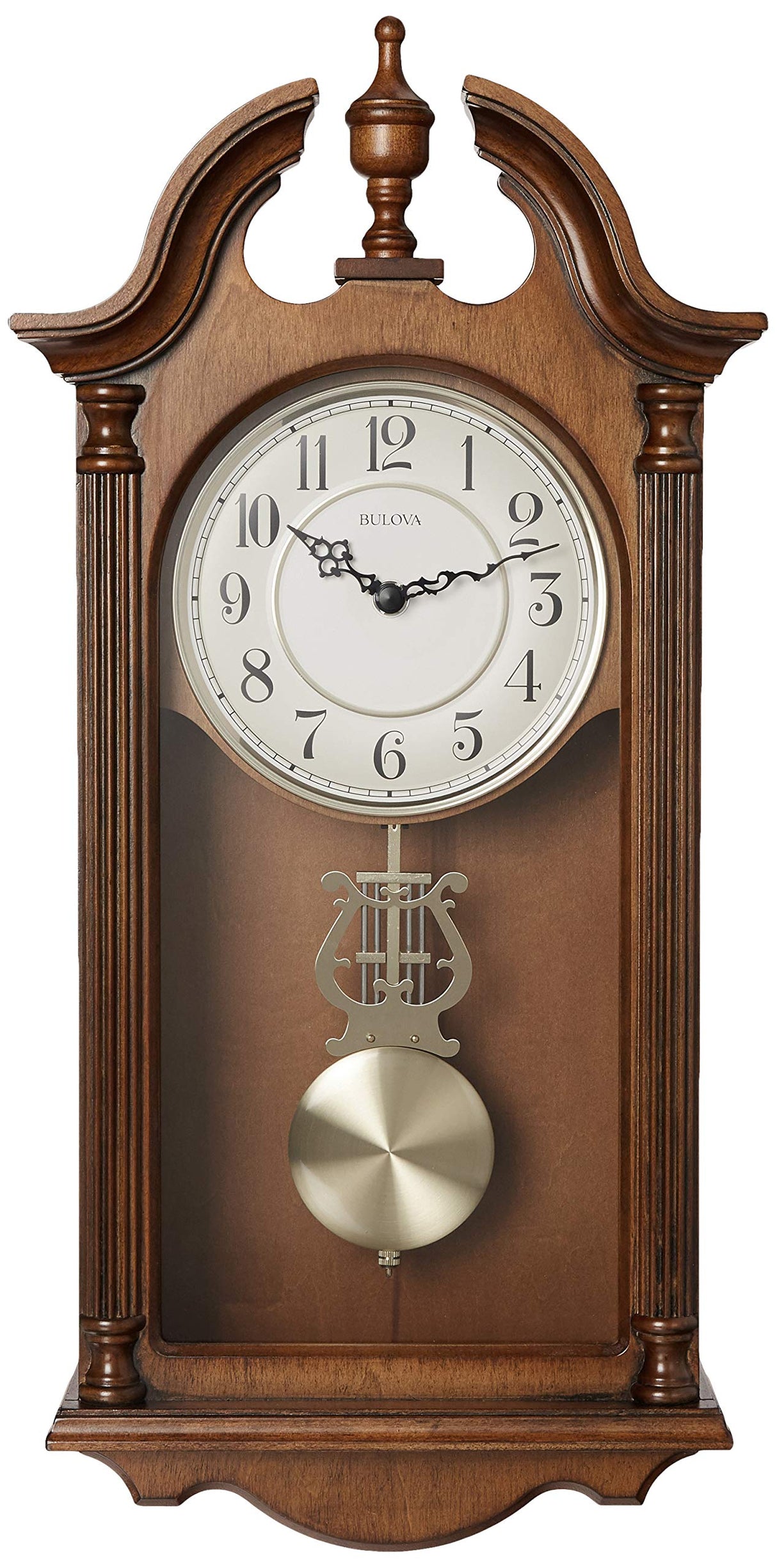 C1517 Saybrook Wall Clock, Brown Cherry