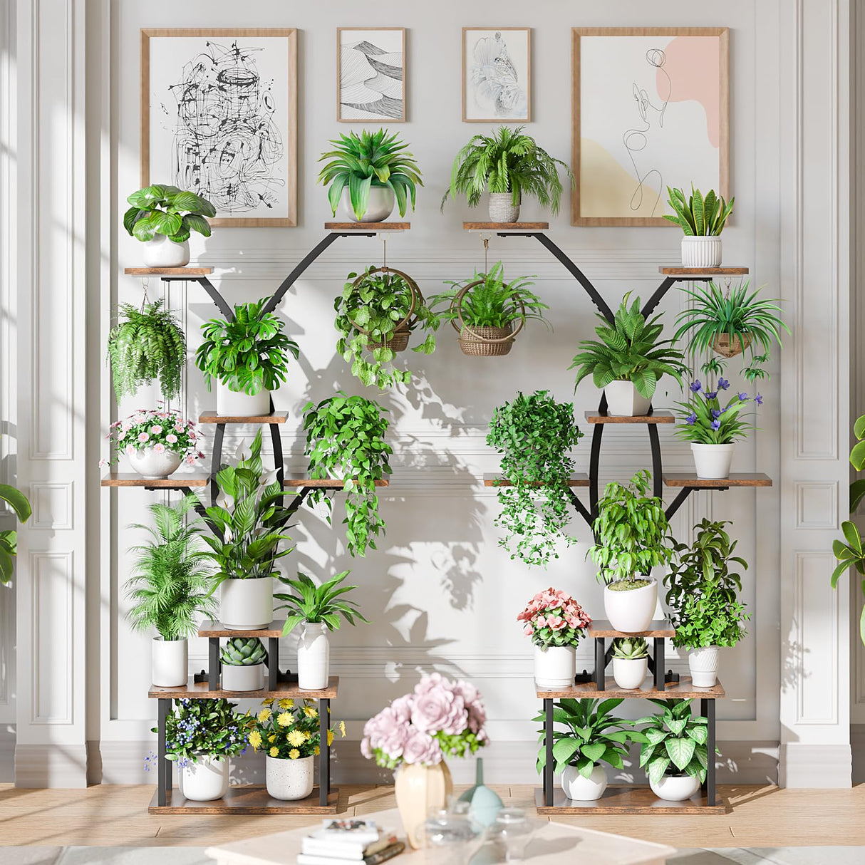PlantEdge 7 – 7 Tier Metal Corner Plant Stand