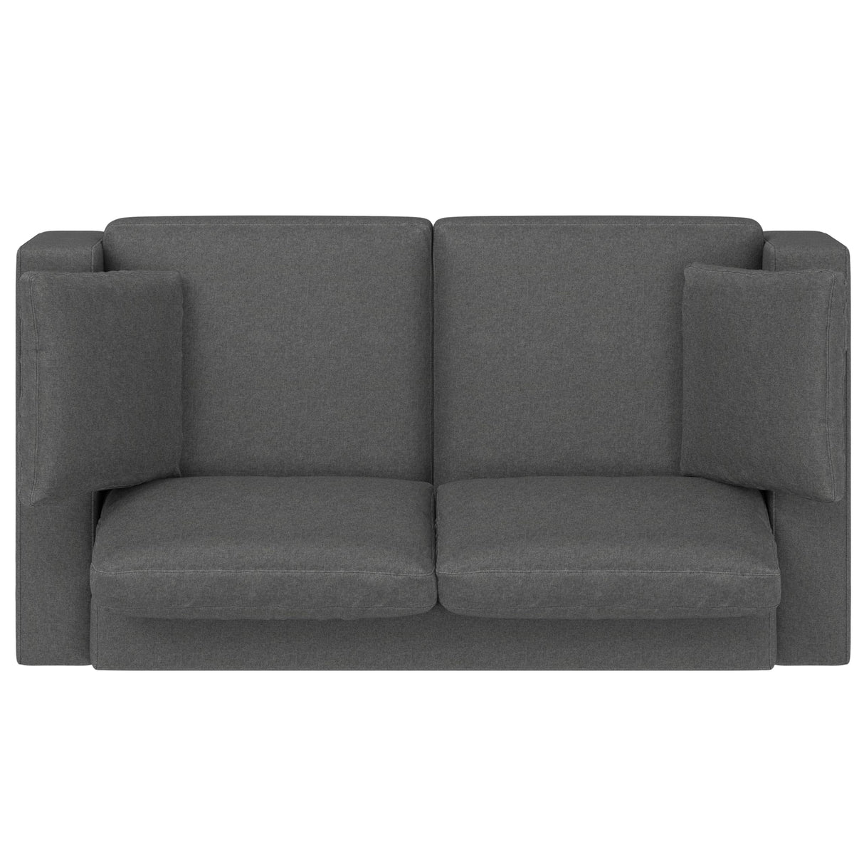Charlie Sofa in 100% Recycled Polyester Tightly Woven Performance Fabric, Pebble Grey,