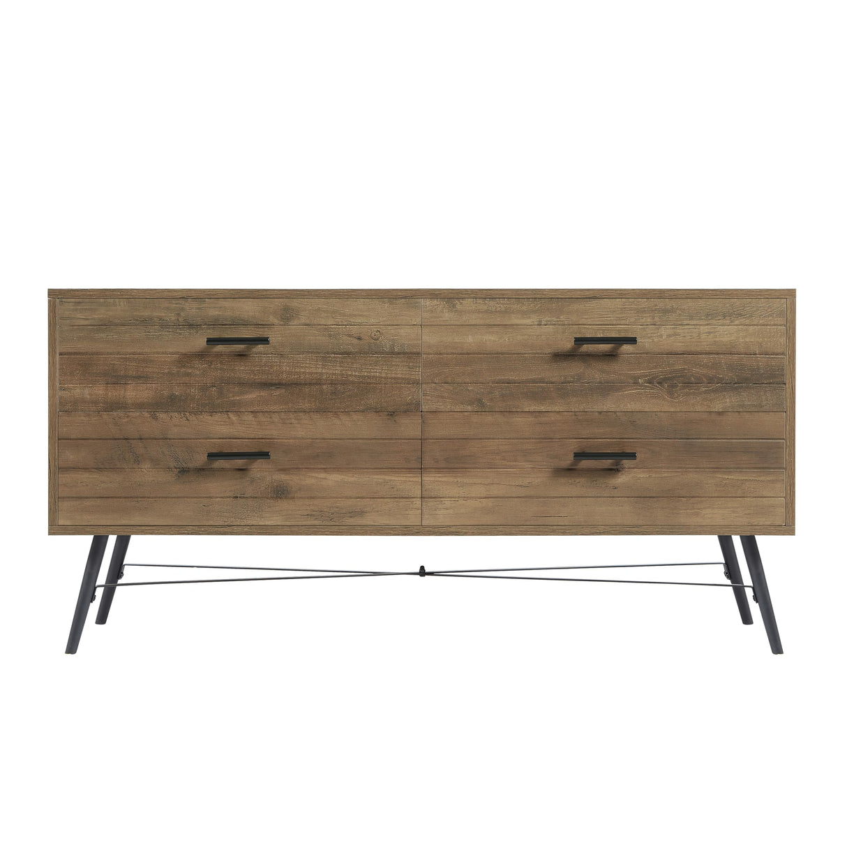 4-Drawer Chest, Functional Dresser for Bedroom and Living Room