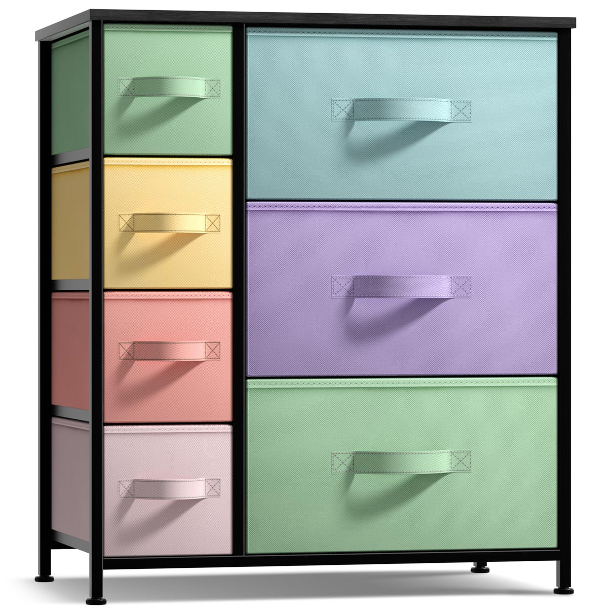 Dresser with 7 Drawers - Furniture Storage Chest for Kid’s, Teens, Bedroom, Nursery