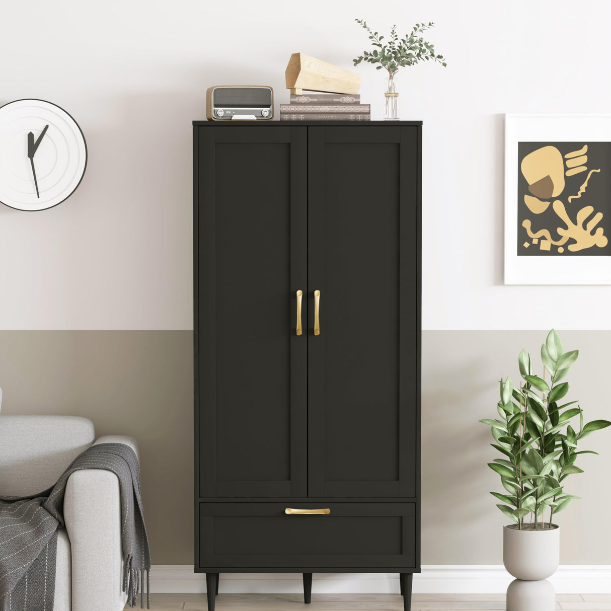 Pantry Storage Cabinet, Kitchen Pantry Storage Cabinet with Drawer