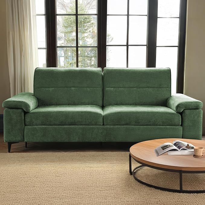 88.97" Modern Sofa Couches for Living Room, Deep Seat Sleeper Sofas