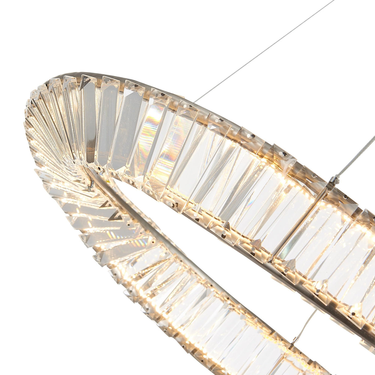 Gold Crystal Chandelier, 10-Light Antique Bronze Candle Pendant Ceiling Light