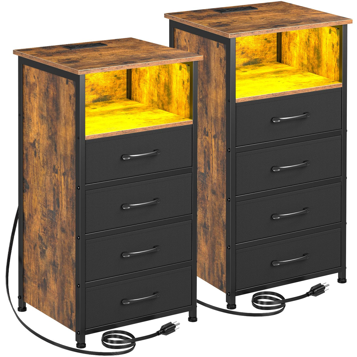Night Stand, Tall Nightstand Set