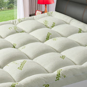 Made from Bamboo Full Size Mattress Topper for Back Pain
