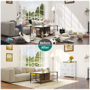 Dresser with 7 Drawers - Fabric Storage Tower, Organizer Unit for Bedroom