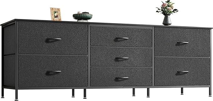 Dresser for Bedroom, 55 Inch Dresser TV Stand