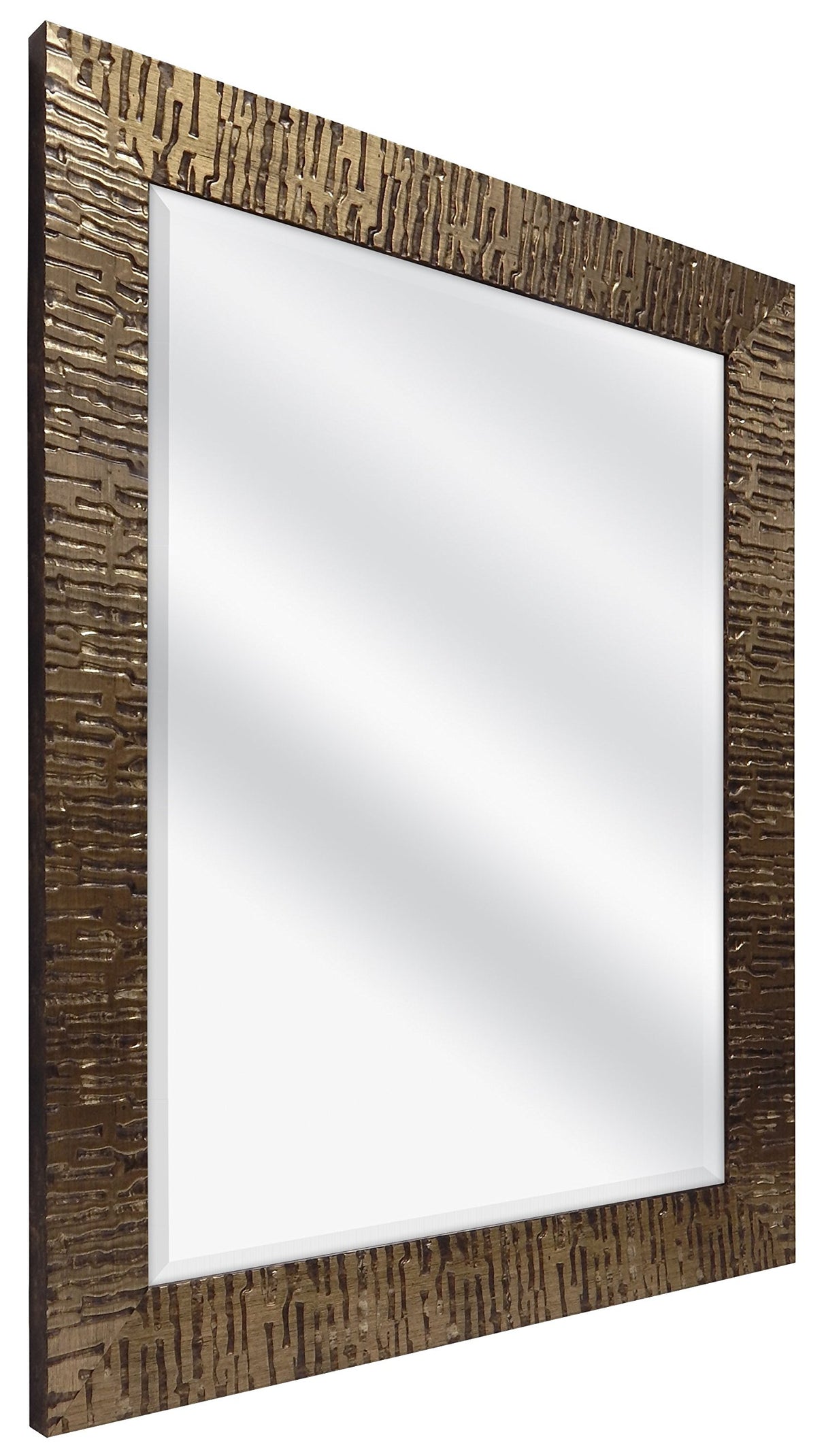 22x28 Inch Wall Mirror, 28x34 Inch Overall Size, Gold (47696)