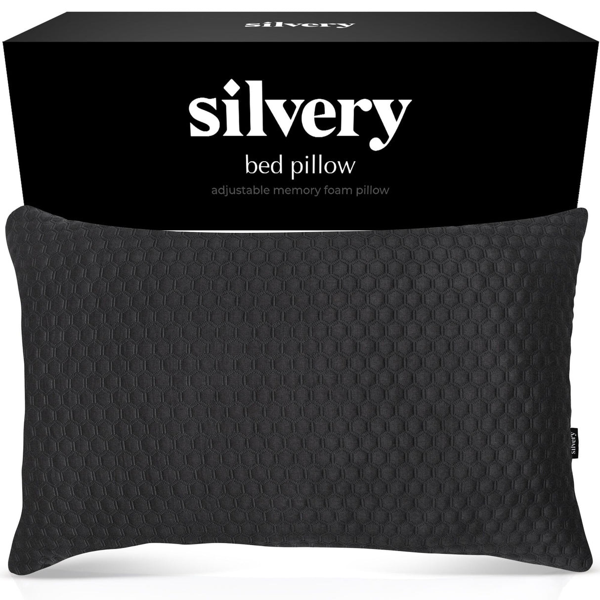 Foam Bed Pillow - Patent-Pending Self-Cleaning Technology