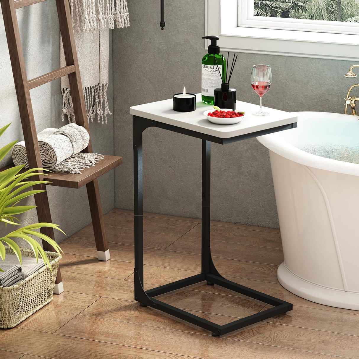 C Table Side Table Set of 2 Living Room Sets C Shaped Couch Tray End Tables Modern