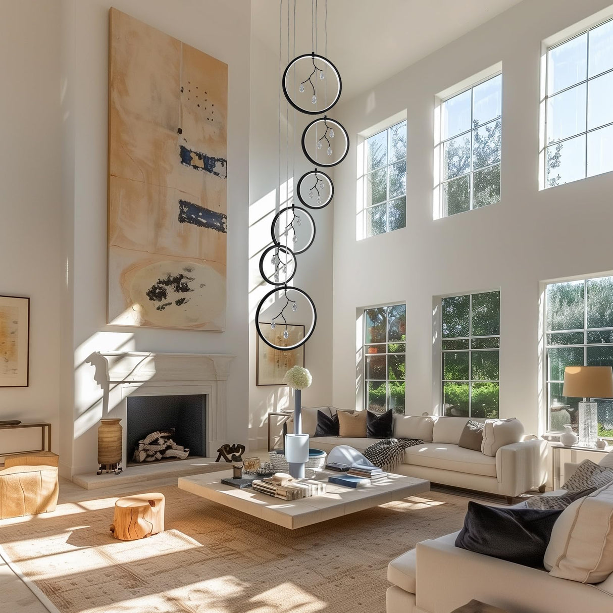 Black Staircase Crystal Chandeliers Modern Chandelier Light Fixture Foyer Chandeliers