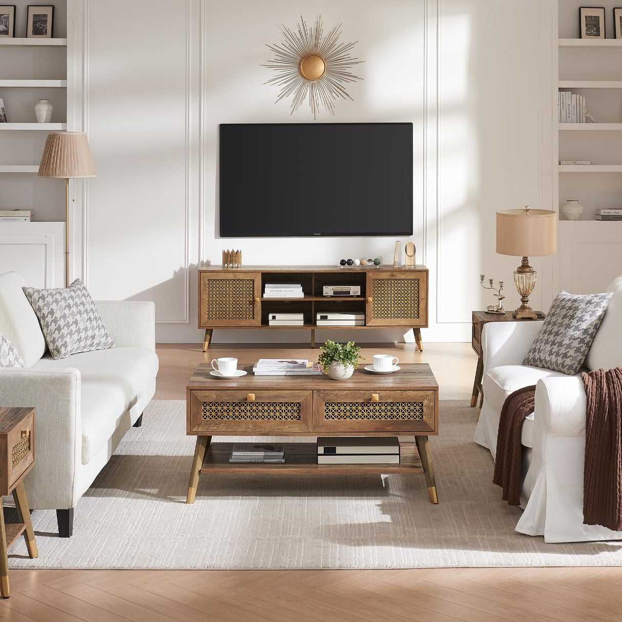 Modern Entertainment Center for TVs up to 75 inches