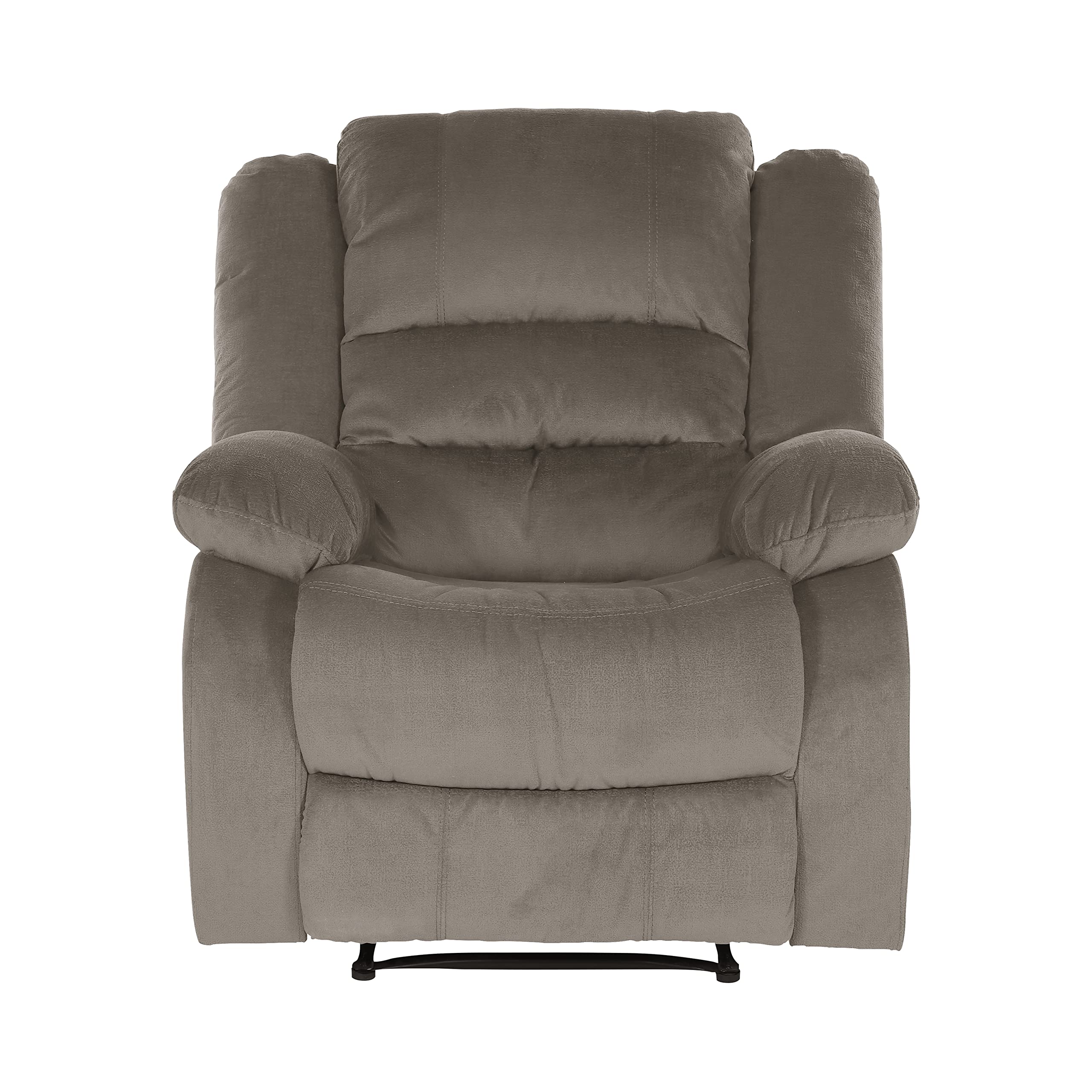CozyCore Manual Recliner Chair – Zig Zag Spring Seat, Tab Pull Recline