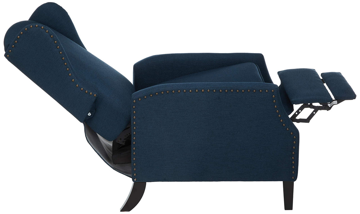 Christopher Knight Home Wescott Traditional Fabric Recliner, Navy Blue