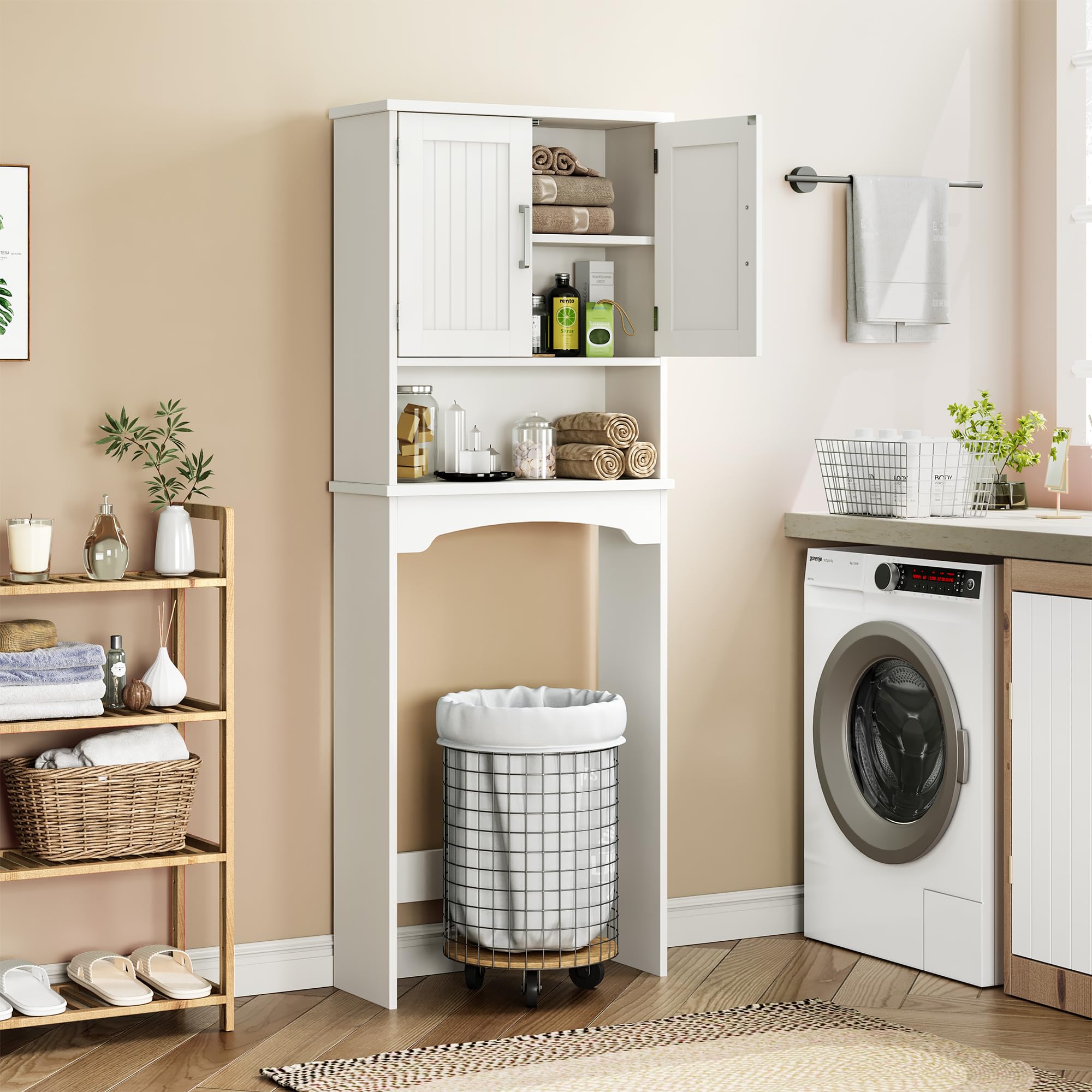 Over The Toilet Storage Cabinet, Bathroom Cabinet Over Toilet Double Door Bathroom