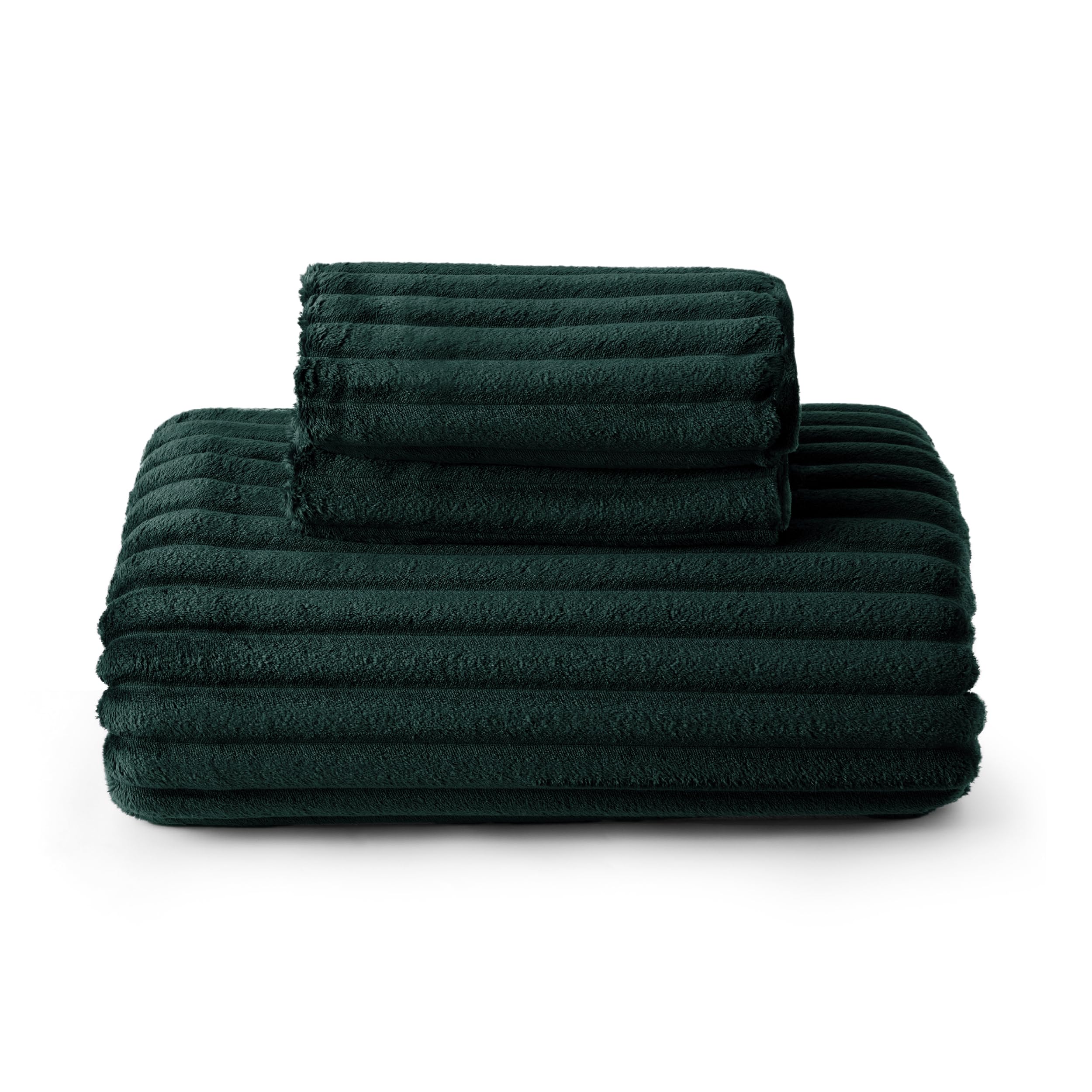 Fluffy Comforter Cover Set - Ultra Soft Plush Shaggy Duvet Cover Queen Size