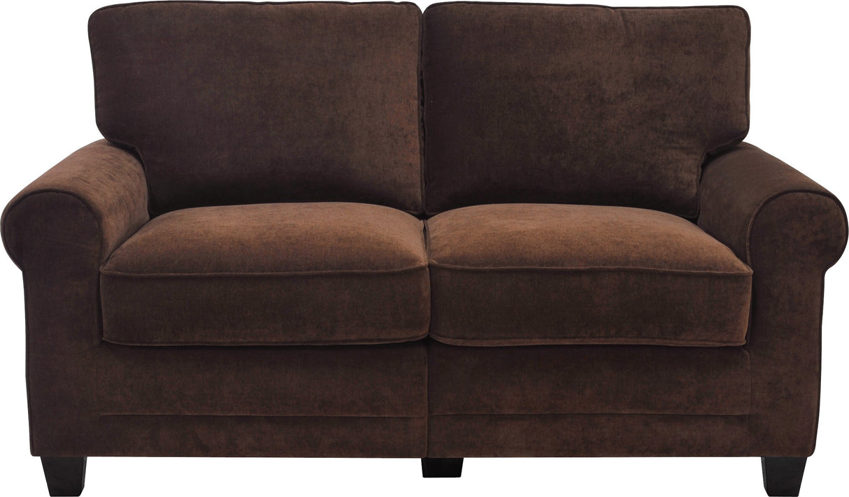 61" Loveseat, Brown