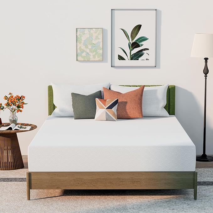 8 Inch Queen Green Tea Cooling Memory Foam Mattress