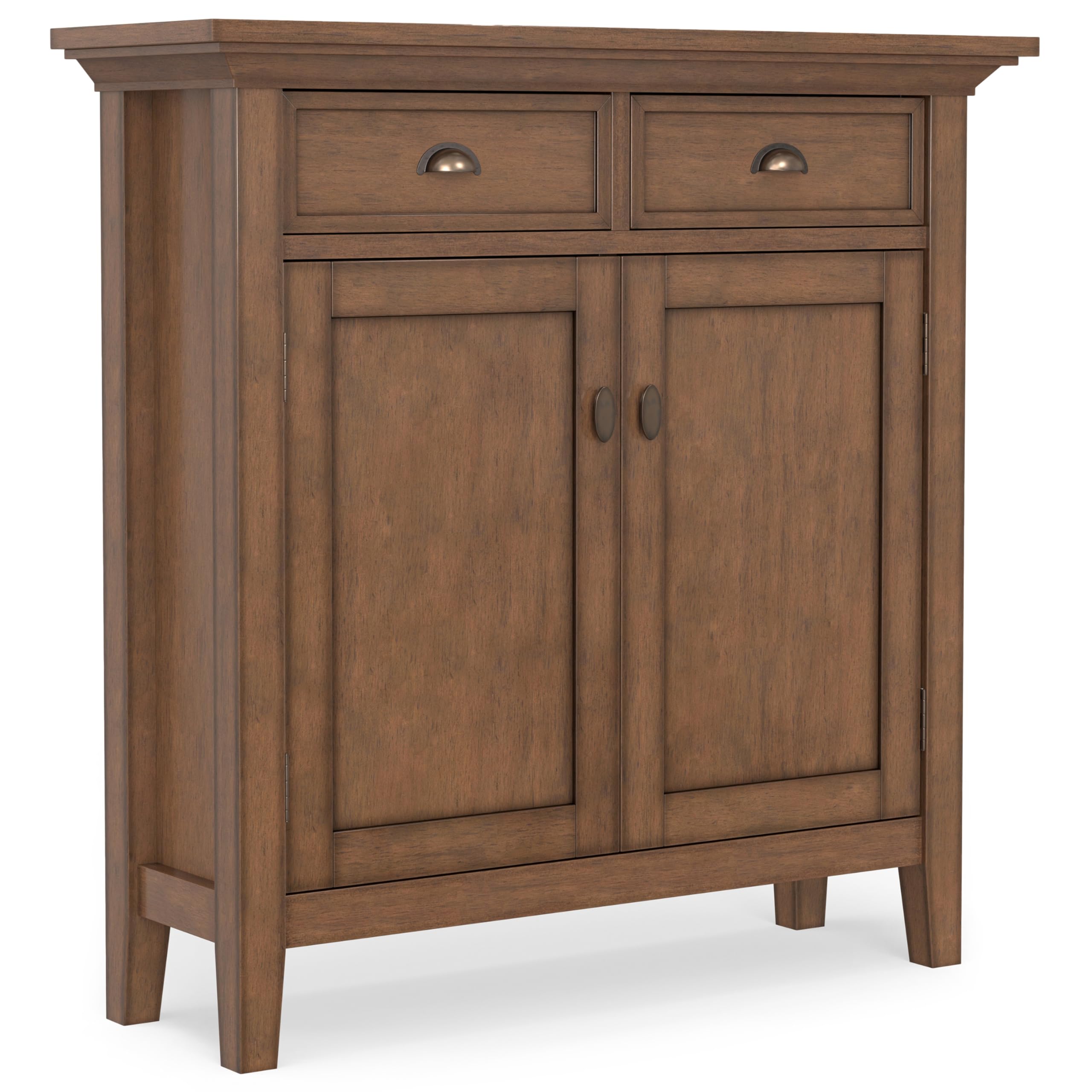 Redmond Solid Wood Wide Transitional Storage Cabinet for The Living, Entryway and Family Room,