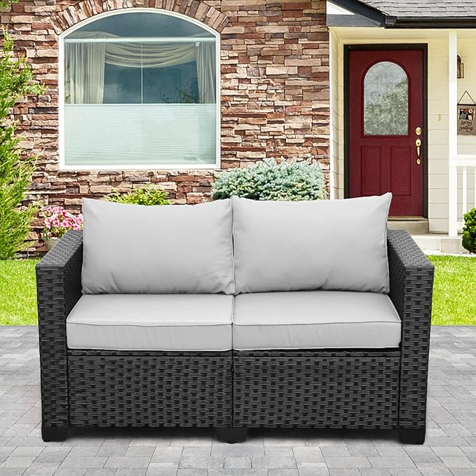 Loveseat Sofa Balcony Furniture Outdoor Loveseat