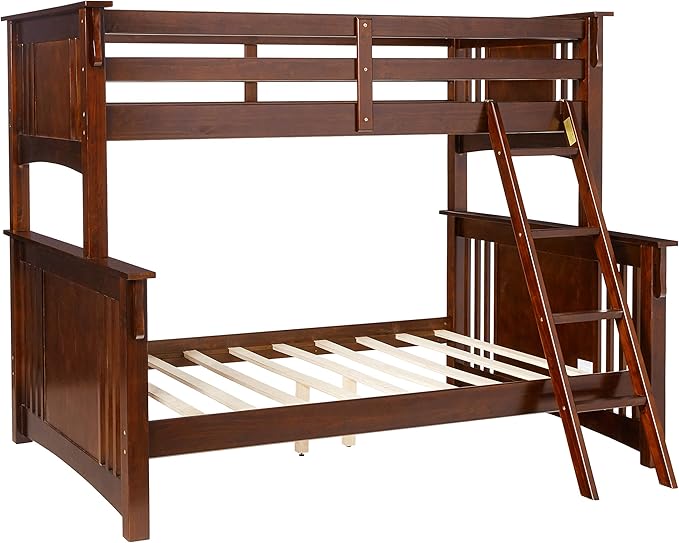 Concord Bunk Bed, Twin/Full, Dark Oak