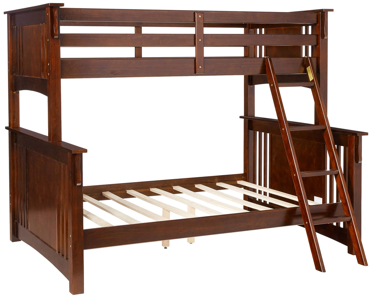 Concord Bunk Bed, Twin/Full, Dark Oak