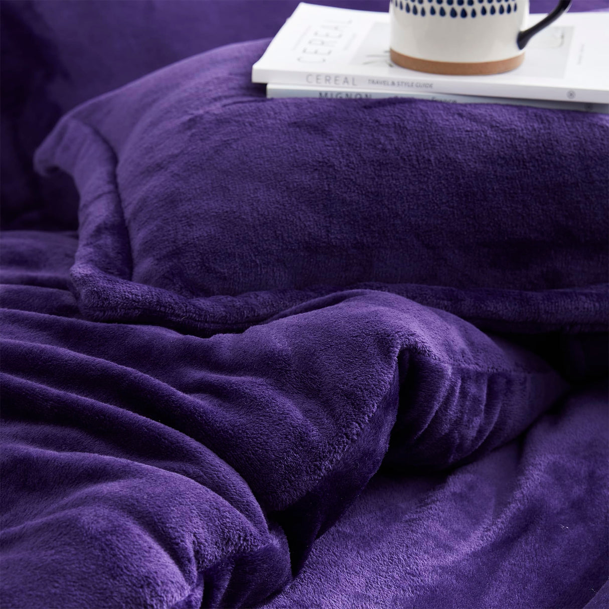 Than Thick - Coma Inducer® Alaskan King Comforter Set - Standard Plush Filling - Parachute Purple